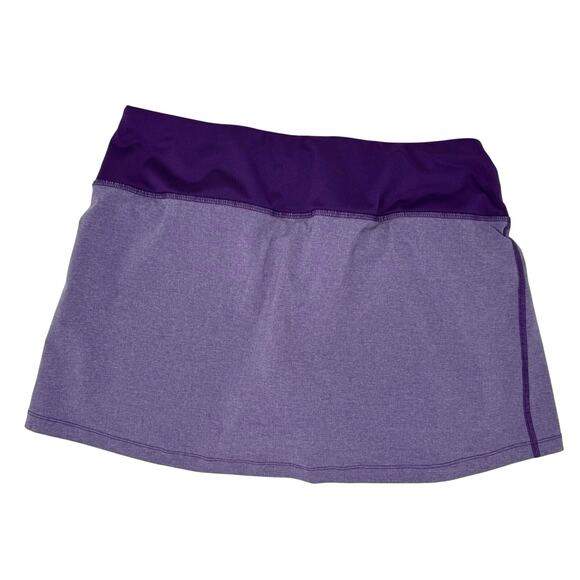 Lucy Tech Skirt with Built in Shorts Women's Medium Purple Thigh Pocket - Picture 2 of 5
